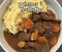 Beef Stew with Mashed Potatoes