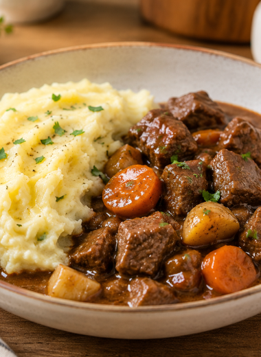 Beef Stew with Mashed Potatoes - CP